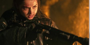 Ana de Armas in a scene from "Ballerina." (Lionsgate via AP)